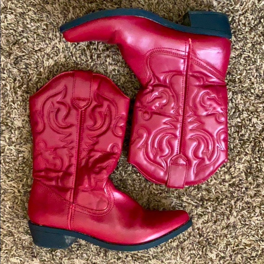Red Western Boots